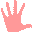 105 Hahnium (Ha): Hand, five fingers for 105
